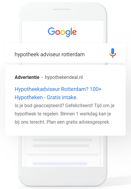 hypotheekadviseur google ads